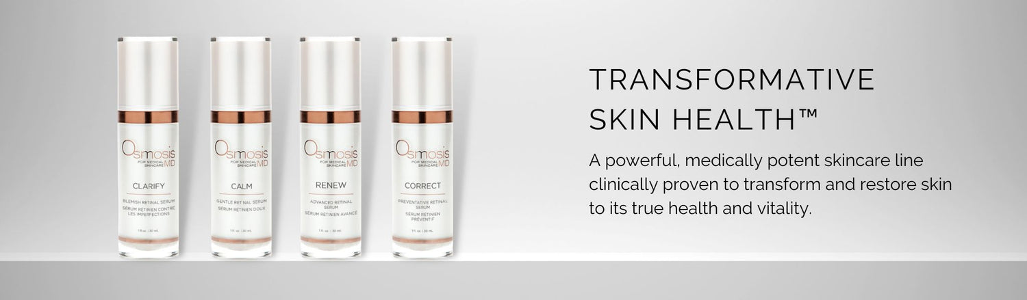 Osmosis Beauty Transformative Skin Health banner - The Skin Clinic LA
