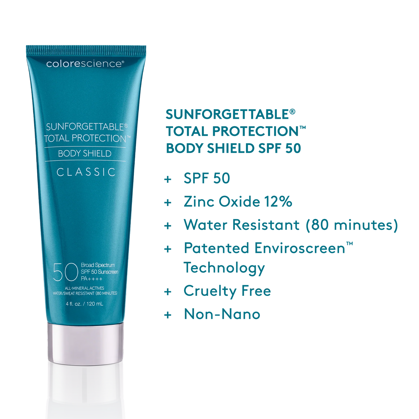 Sunforgettable® Total Protection® Body Shield Classic SPF 50